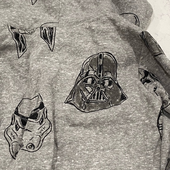 Toddler Star Wars Gray Sherpa lined hoodie 18m - Picture 5 of 5